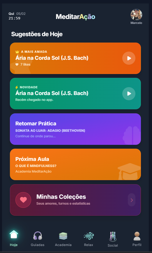 App MeditarAção